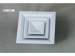 大量供应订做铝质方形散流器风口——厂家直销图1
