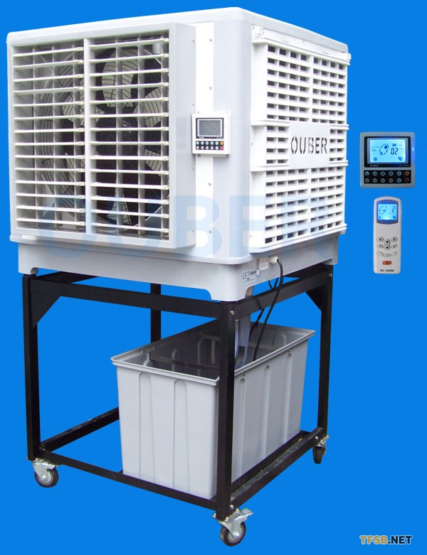 奥柏节能环保空调蒸发式冷气机冷风机厂房降温通风设备_蒸发式空调设备_ 